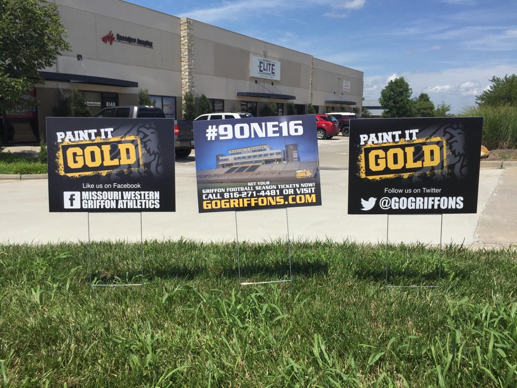Yard signs and large format printing