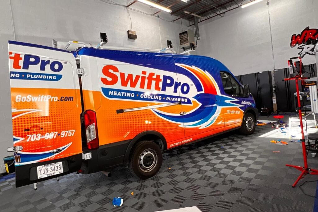 Professional vehicle wrap